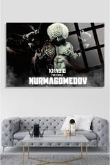 Khabib Habib Nurmagomedov 4mm Kırılmaz Temperli Yüksek Çözünürlüklü Cam Tablo