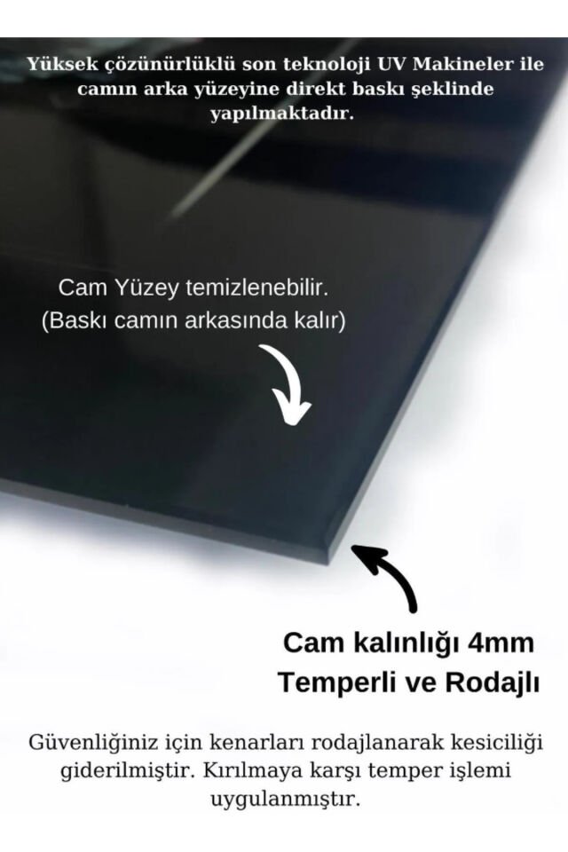 Looney Tunes Karakterleri 4mm Kırılmaz Temperli Yüksek Çözünürlüklü Cam Tablo TURUNCU