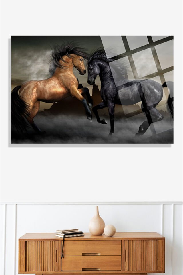 Sevgili Asil Alar 4mm Kırılmaz Temperli Yüksek Çözünürlüklü Cam Tablo kahverengi