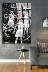 Kobe Bryant Kara Mamba Ultra Canlı Renkli Kırılmaz Cam Tablo Ev Hediyesi