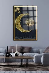 RAMAZAN ÖZEL TASARIM KIRILMAZ LÜKS CAM TABLO EV HEDİYESİ İŞ YERİ HEDİYESİ DİNİ İSLAMİ CAM TABLO