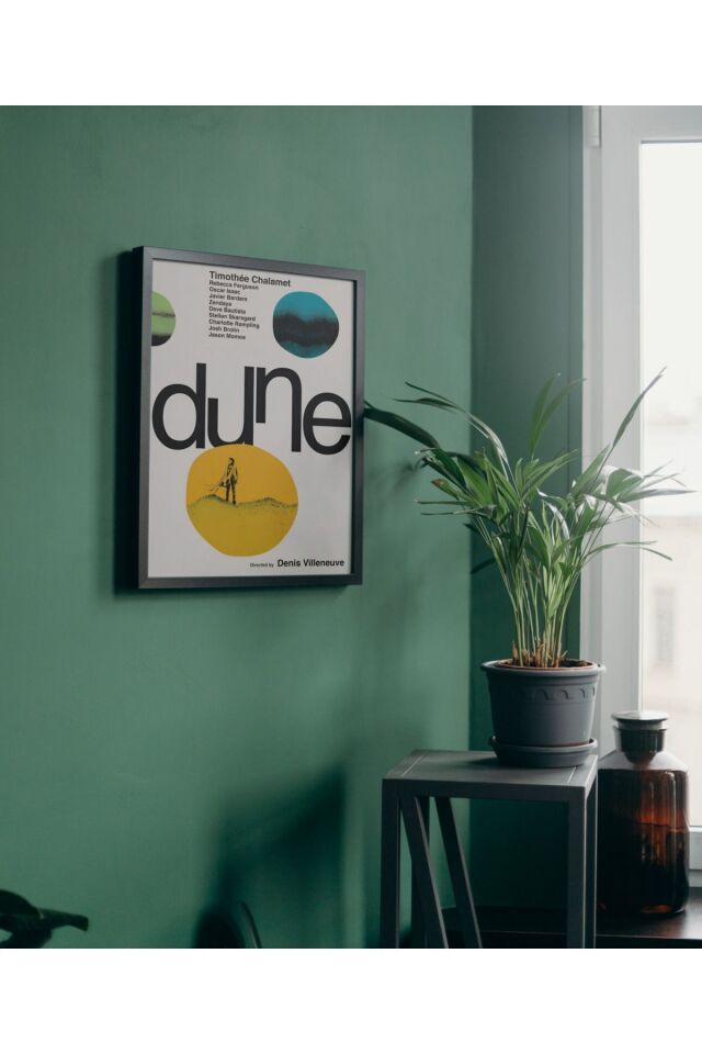 Çok Renkli - Dune Movie Film Afiş 1 Pinterest Poster Çerçeveli Yüksek Kaliteli Dekorasyon Tasarım Tablo