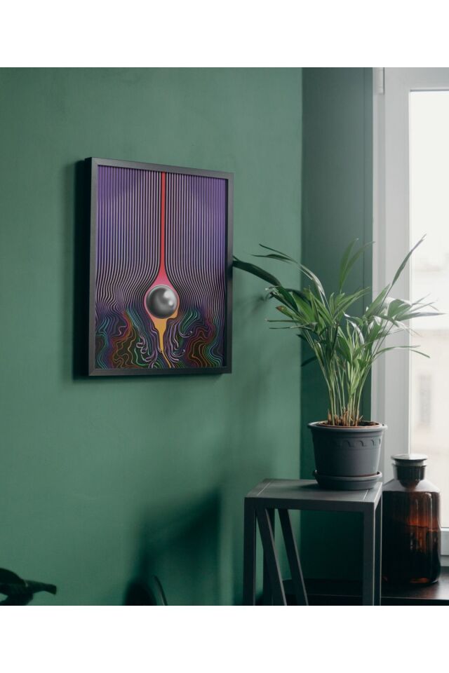Çok Renkli - Tame Impala Currents Album Full Hd Hediyelik Poster Çerçeveli Sanatsal Tasarım Tablo