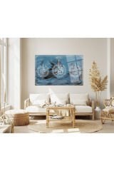 Ayetel Kürsi Felak Nas Türkçe Mealli Cam Tablo,Dini İslami Modern Ev Ofis Salon Dekoru,Hediyelik