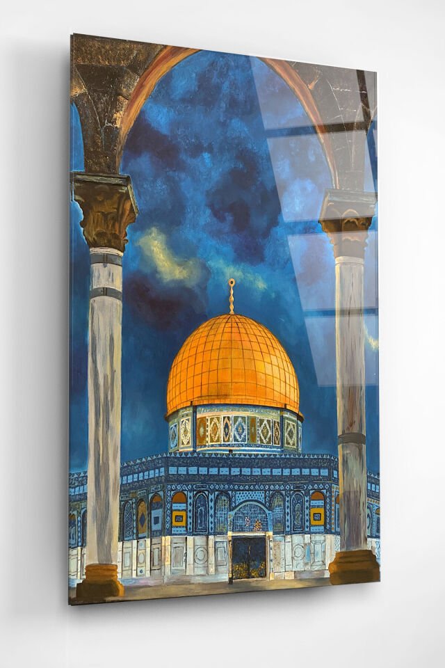 İslami Cam Tabla, Dekoratif Cam Tablo