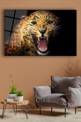 Jaguar Cam Tablo Modern Ev Ofis Salon Hediyelik Büyük Tablo