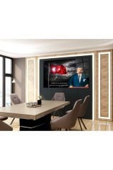 Atatürk Vatanını En Çok Seven Cam Tablo , Modern Ev  İş Ofis Salon Duvar Dekoru , Hediyelik Tablo