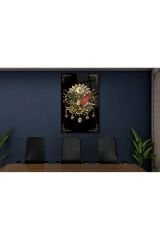 Osmanlı Arması Tuğra Cam Tablo,Dini İslami Modern Ev Ofis Salon Duvar Dekoru,Hediyelik