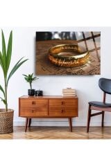 Yüzüklerin Efendisi Cam Tablo, Ev Ve Ofis Hediyesi Yüksek Çözünürlüklü 4mm Lüks Tablo