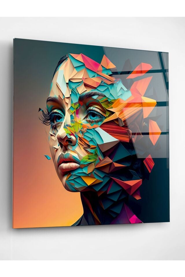 Fraktal Cam Tablo, Dekoratif Cam Tablo