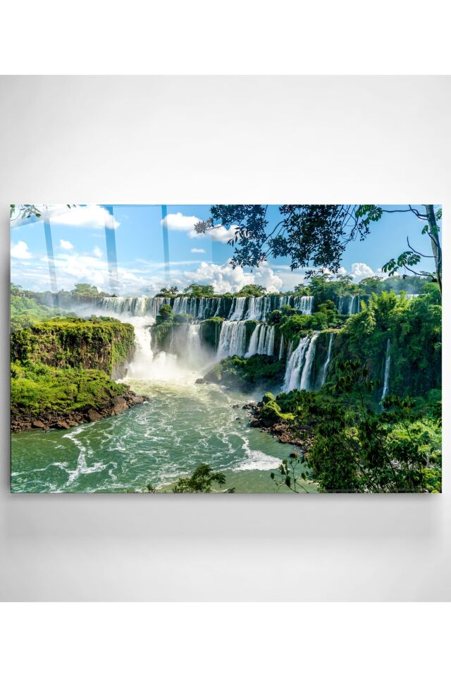 Şelale Cam Tablo, Dekoratif Cam Tablo