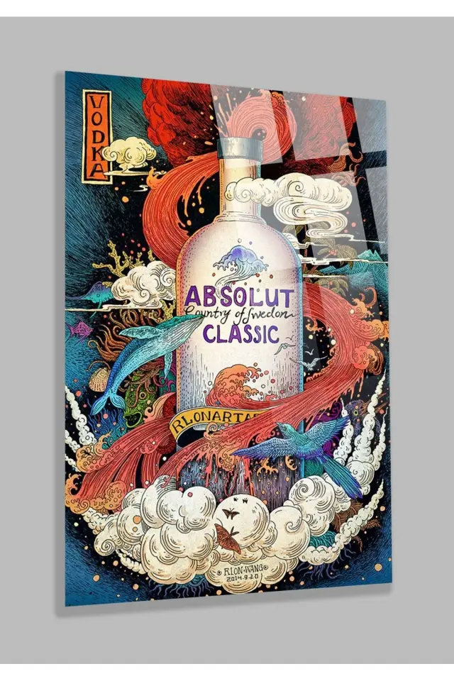 Absolut Görsel 4mm Lüks Kırılmaz Temperli Yüksek Çözünürlüklü Cam Tablo