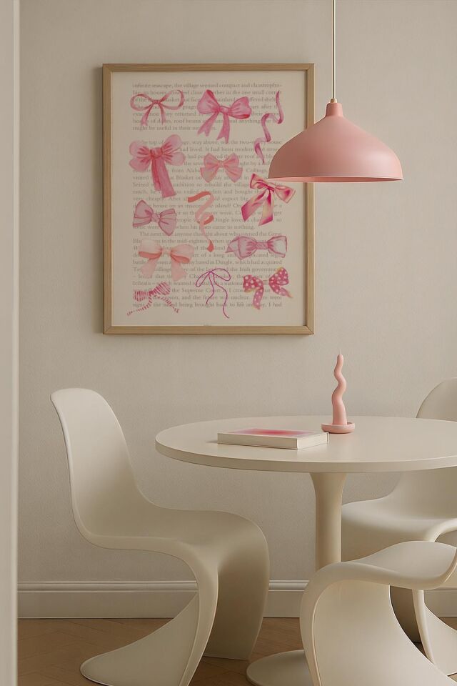 DOĞAL AHŞAP - Sticker Sayfası Estetik Dolu Trendy Maksimalist Sanatı Ahşap Çerçeveli Duvar Tablosu