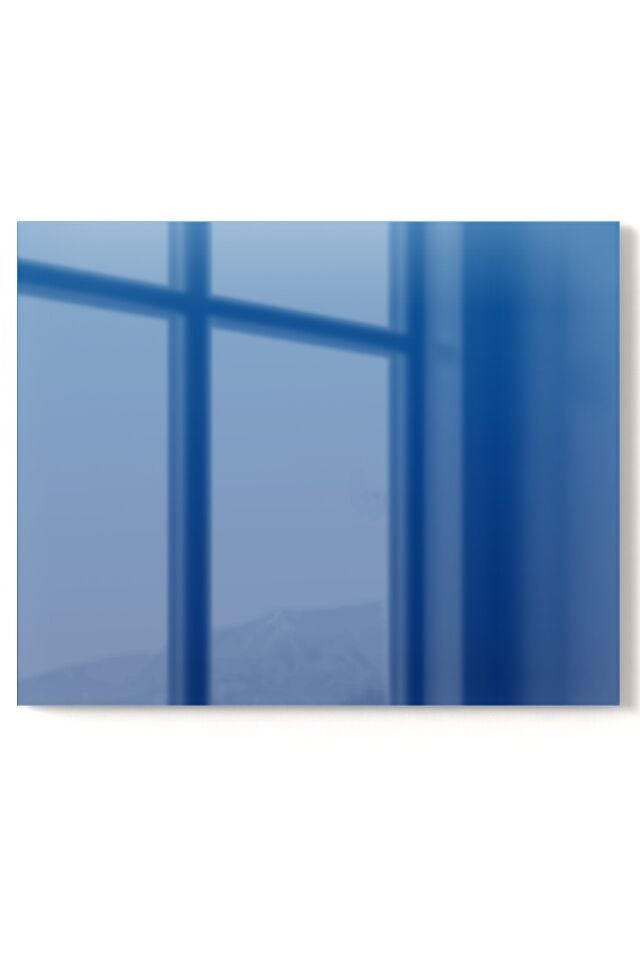 Premium Mutfak Cam Ocak Arkası Koruyucu Tezgah Ankastre Arkası Koruyucu | Lacivert