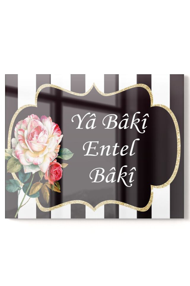 Siyah - Premium Mutfak Cam Ocak Arkası Koruyucu Tezgah Ankastre Arkası Koruyucu | Ya Entel Ya Baki