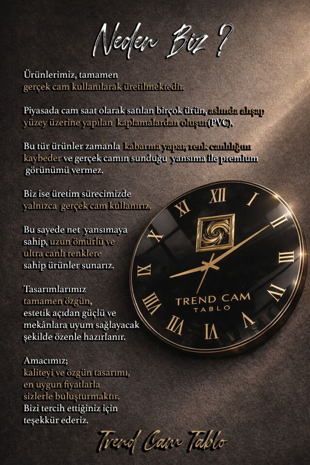 KIRILMAZ CAM DUVAR SAATİ, HEM TABLO HEM SAAT SİYAH BEYAZ NOKTA DOKU MİNİMAL TASARIM EV OFİS HEDİYESİ