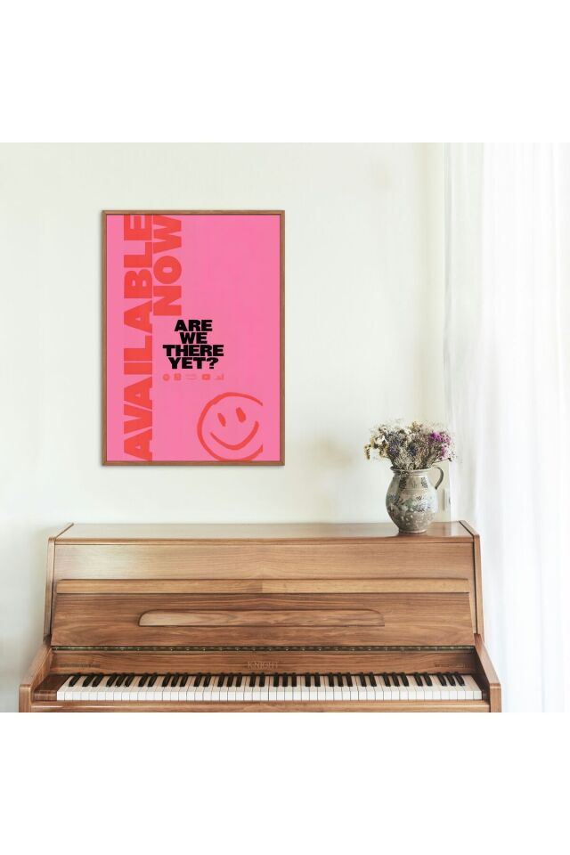 Çok Renkli - Are We There Yet Çerçevesiz Yüksek Kaliteli Duvar Tablosu Poster