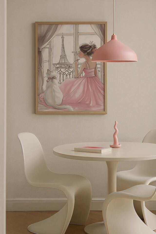 DOĞAL AHŞAP - Kadın Figürü Gri Maksimalist Sanatı Ahşap Çerçeveli Duvar Tablosu